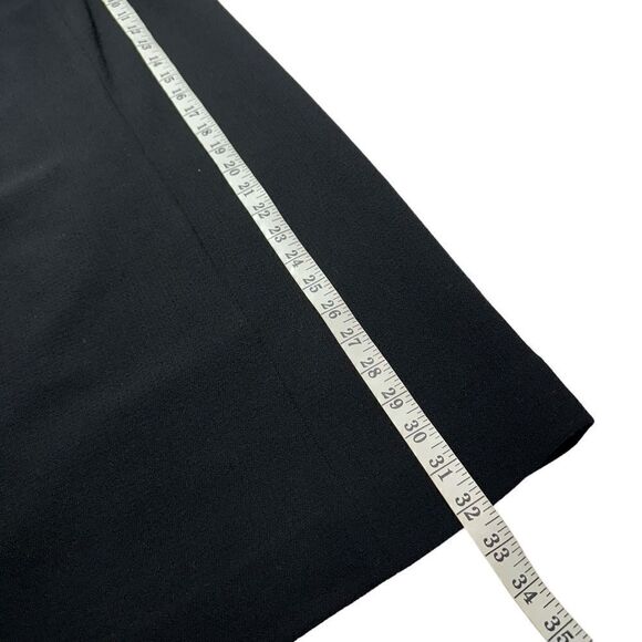 NWT Lafayette 148 Virgin Wool Black Mini Shift Dress, Size 2 - Picture 8 of 11